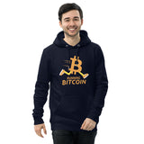 Running Bitcoin Men's Organic Pullover Hoodie