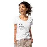 Running Bitcoin Women’s Basic Organic T-Shirt