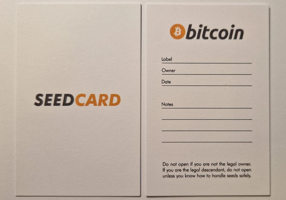 SeedCards - Wallet Backup