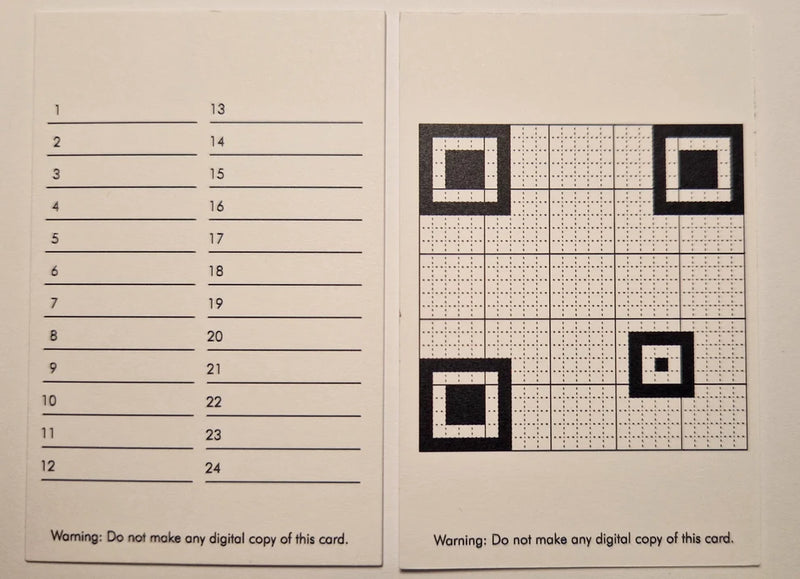 SeedCards - Wallet Backup