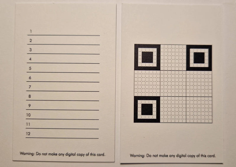 SeedCards - Wallet Backup