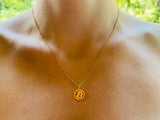 Bitcoin Necklace 925 Silver