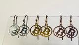 Bitcoin Earring 925 Silver