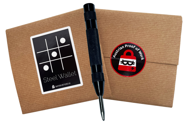 Sicherung der Seed-Phrase via Steel Wallet - K79