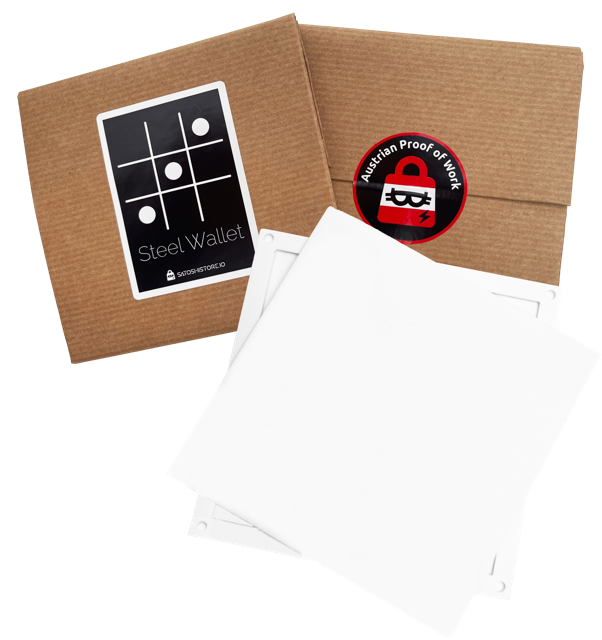 Sicherung der Seed-Phrase via Steel Wallet - K79