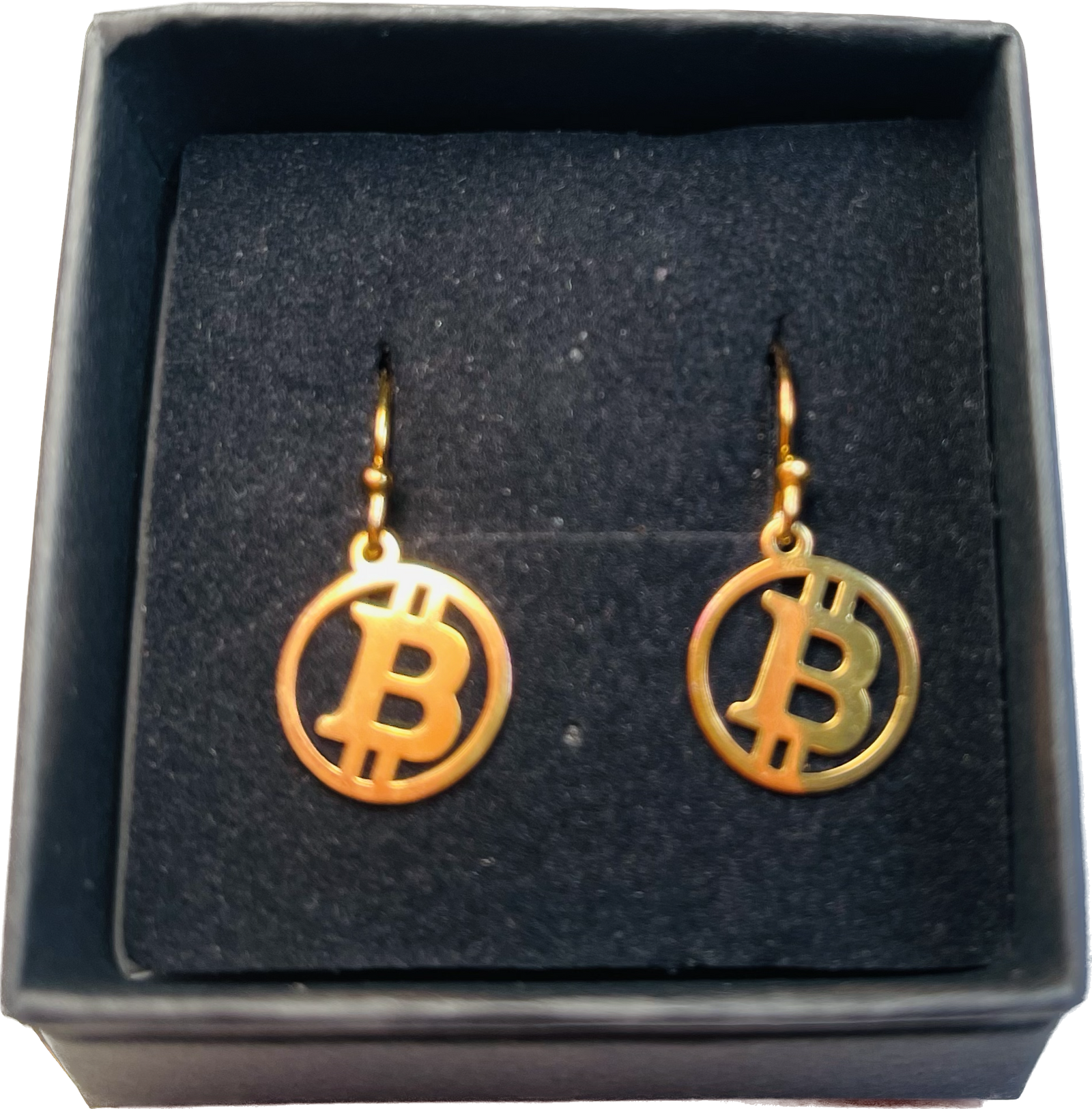 Bitcoin Earring 925 Silver