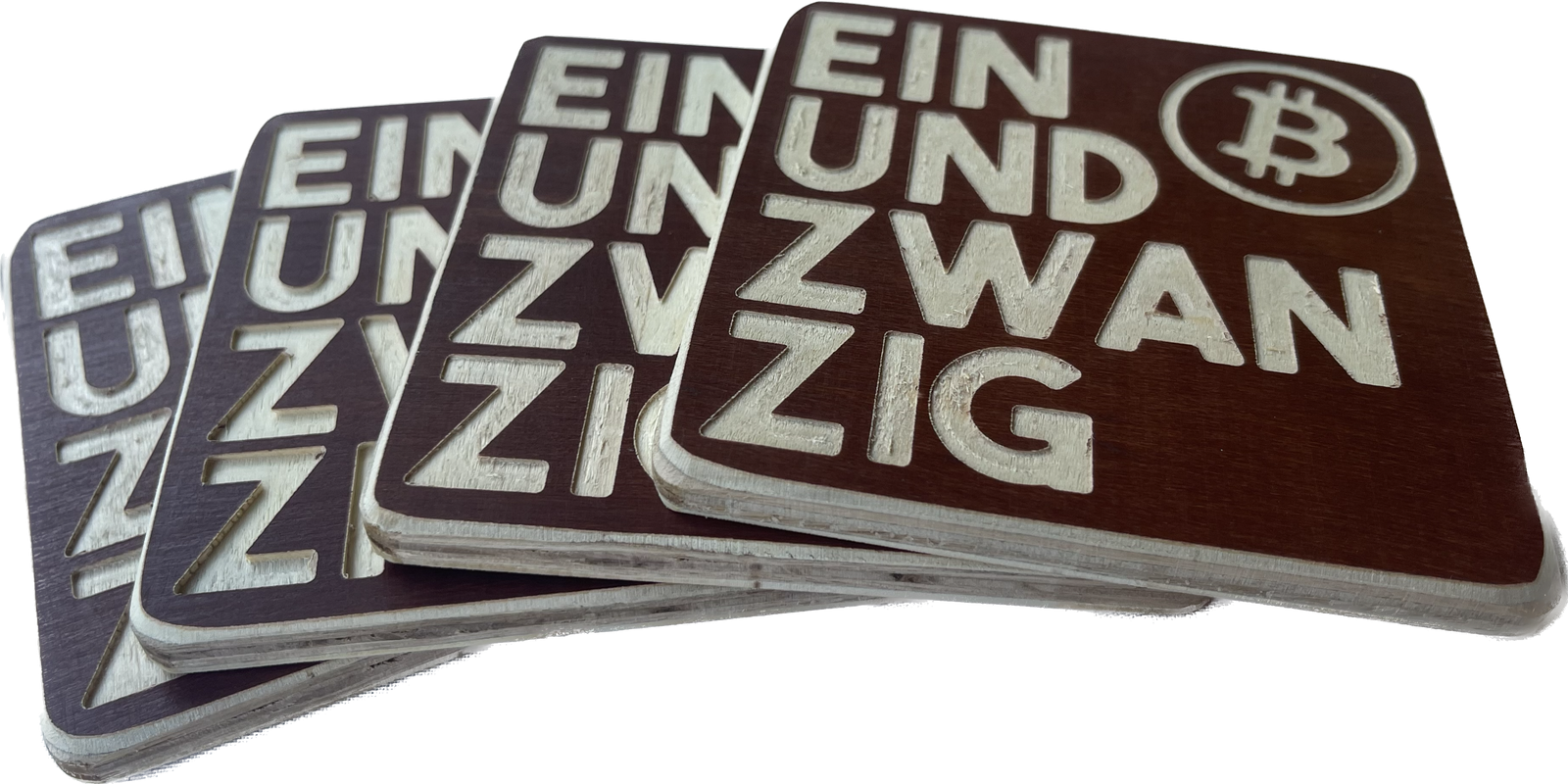 Einundzwanzig Untersetzer