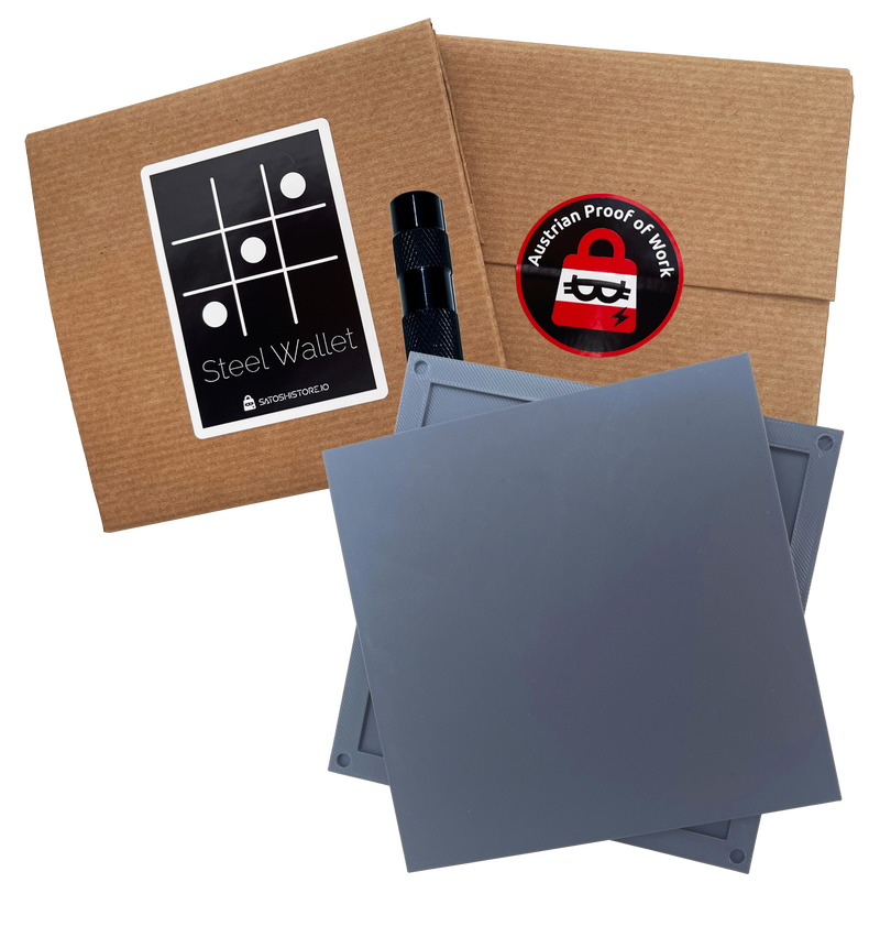 Sicherung der Seed-Phrase via Steel Wallet - K79
