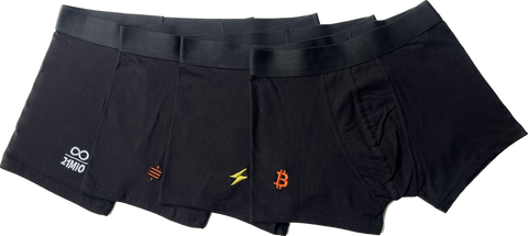 Men’s Underwear with Embroidered Bitcoin Symbol – Comfort Meets Crypto Style