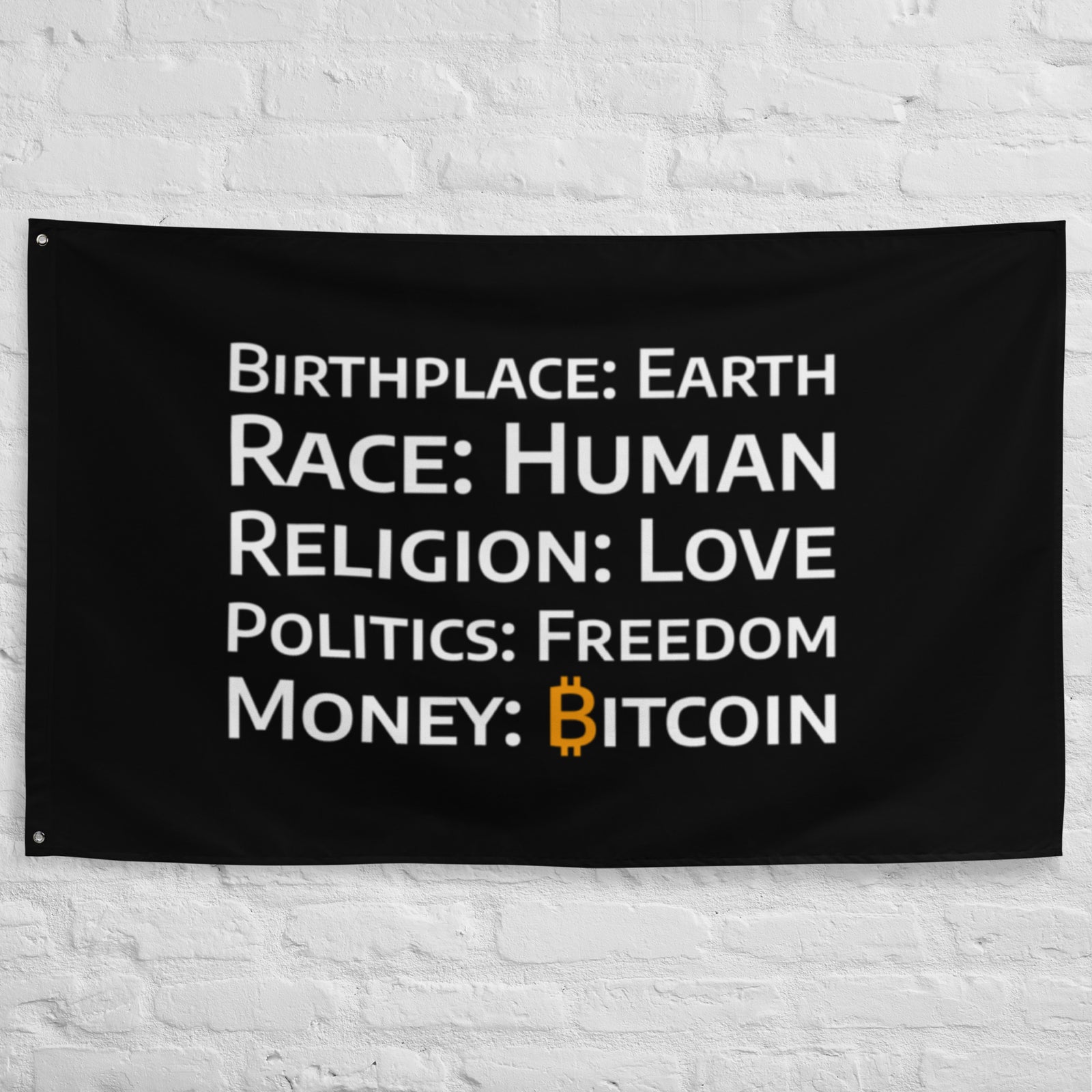 Bitcoin Solution Flag