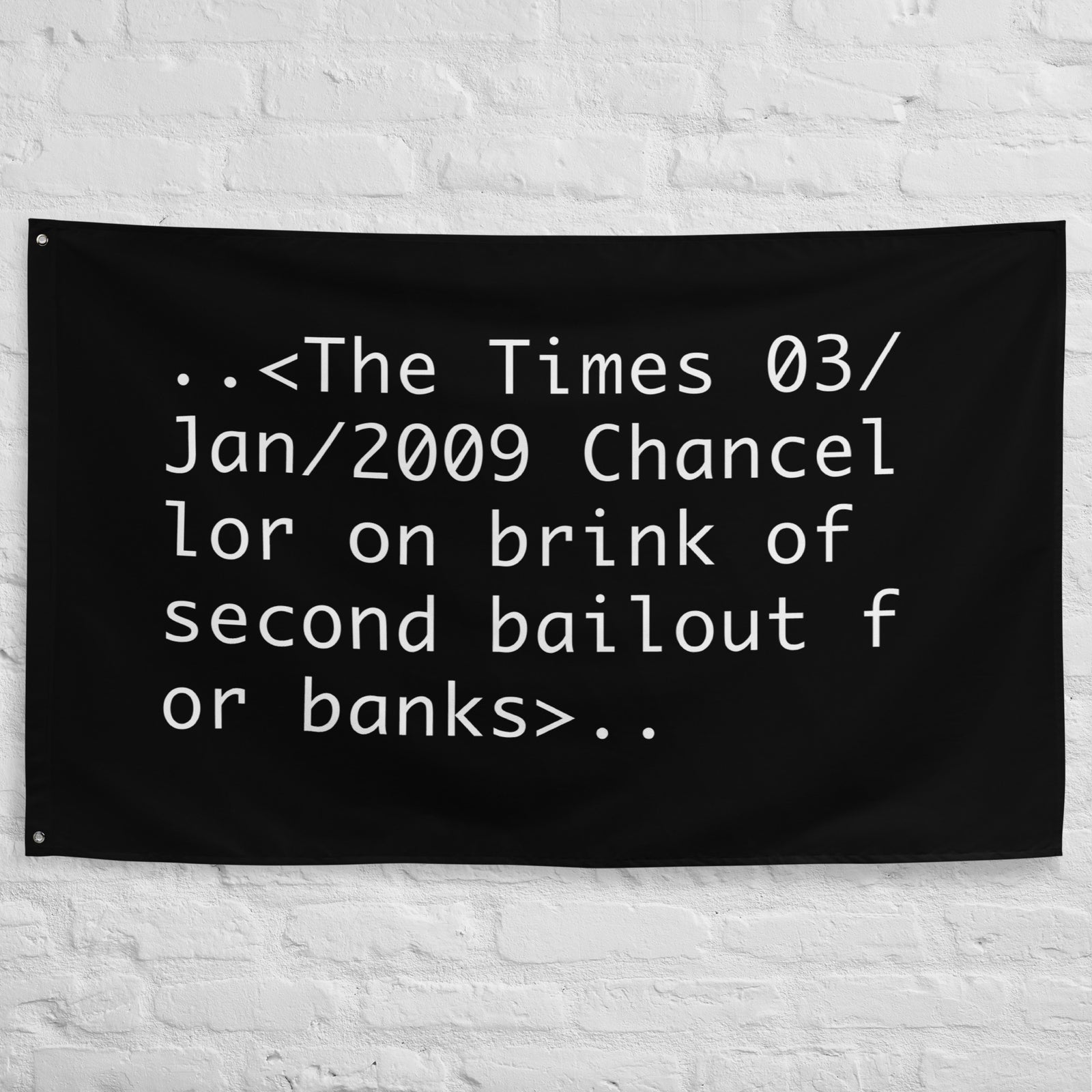 Bitcoin Chancellor Flag