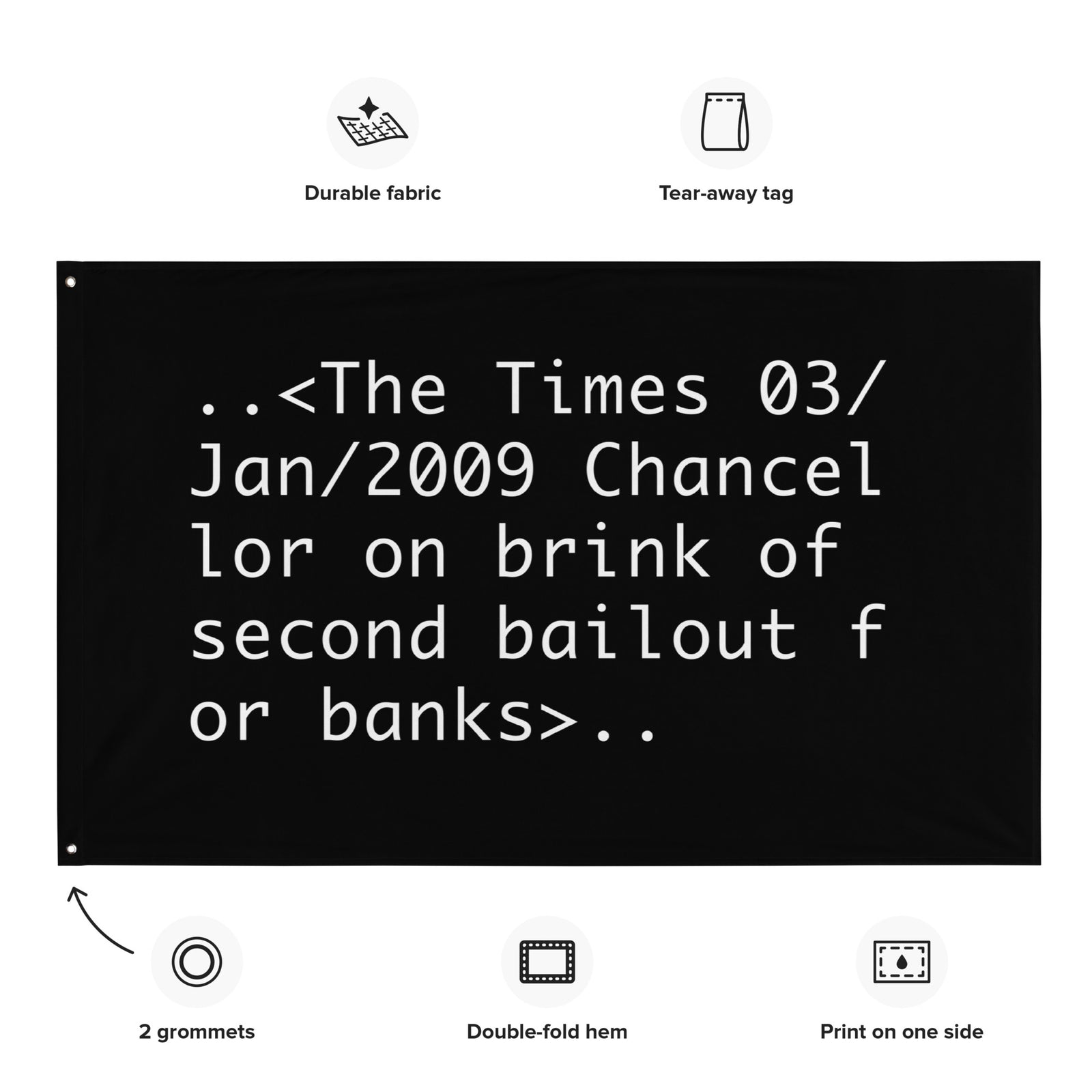 Bitcoin Chancellor Flag