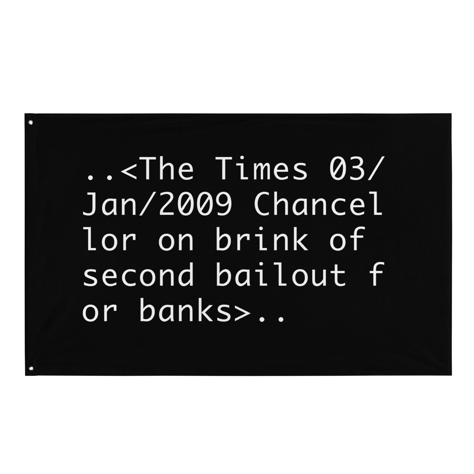 Bitcoin Chancellor Flag