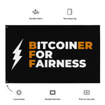 Bitcoiner For Fairness Flag
