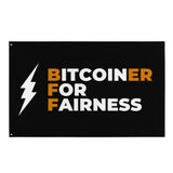 Bitcoiner For Fairness Flag