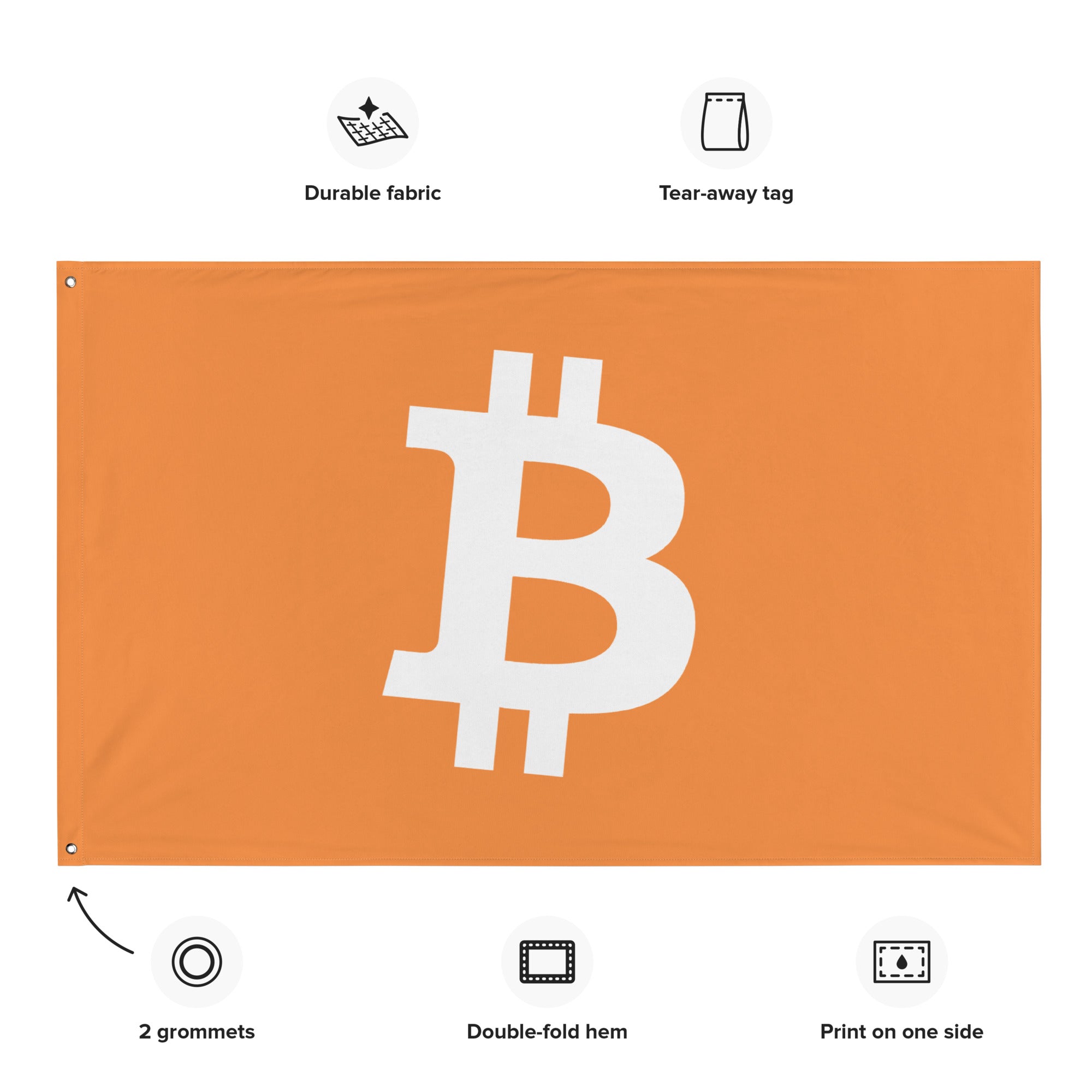 Bitcoin Flag – SatoshiStore.io