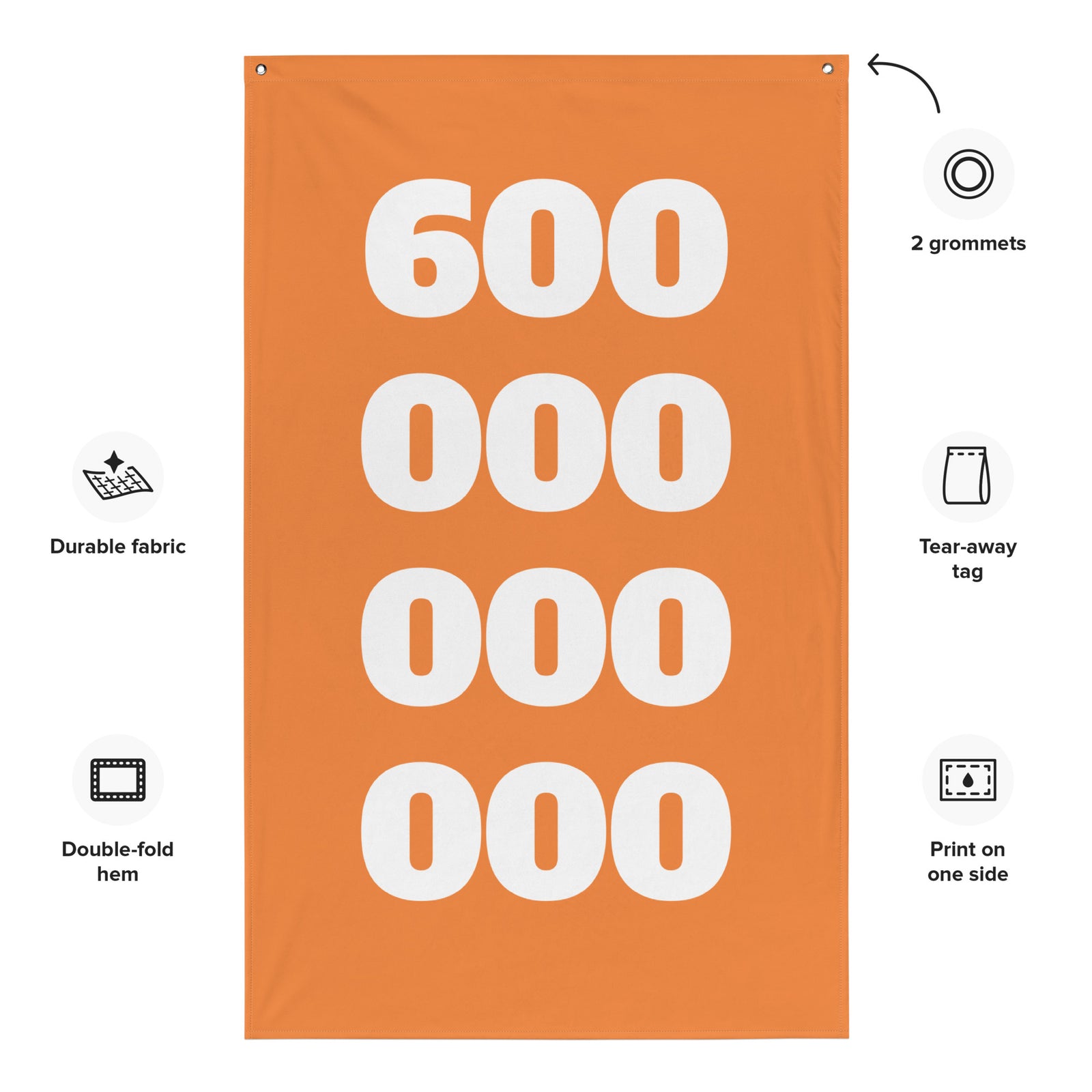 600 000 000 000 Flag