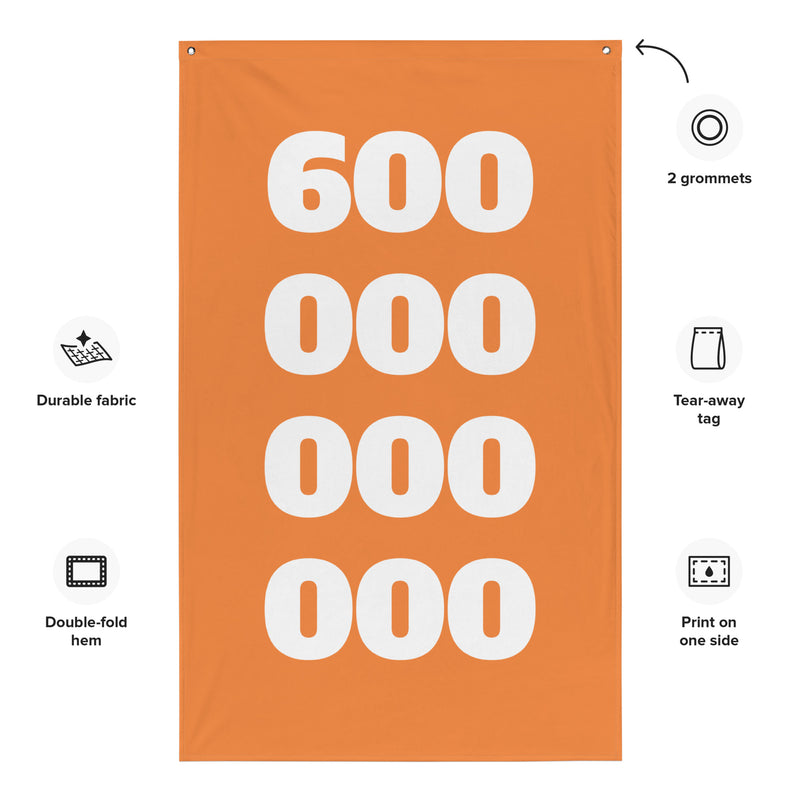 600 000 000 000 Flag