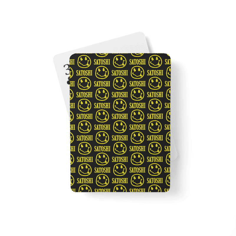 Satoshi Smiley | Poker playing cards