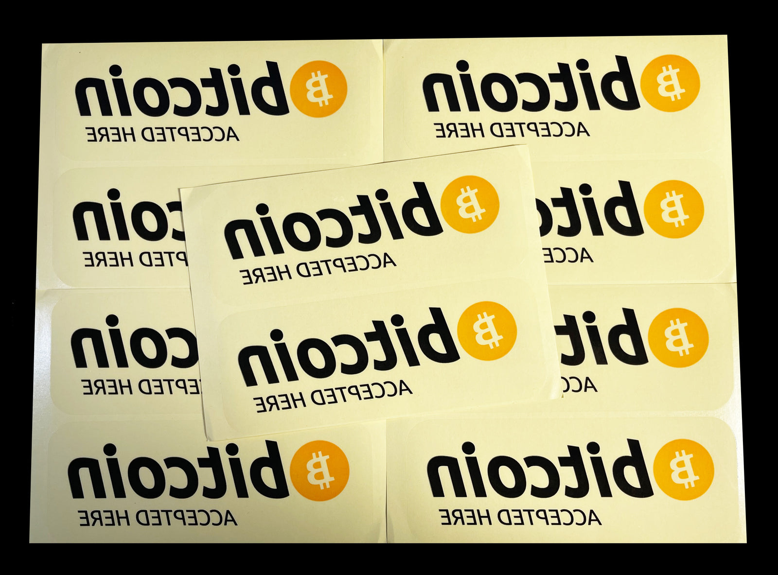 Bitcoin Accepted Here Sticker