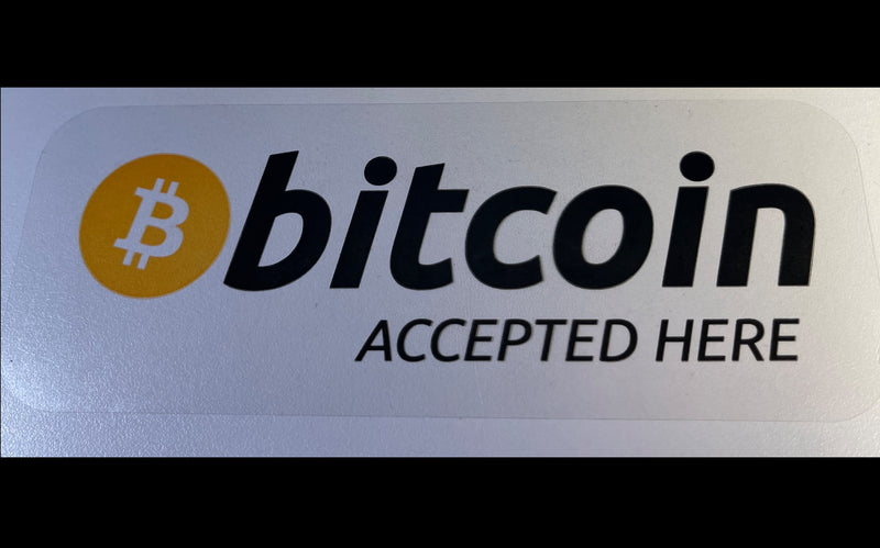 Bitcoin Accepted Here Sticker