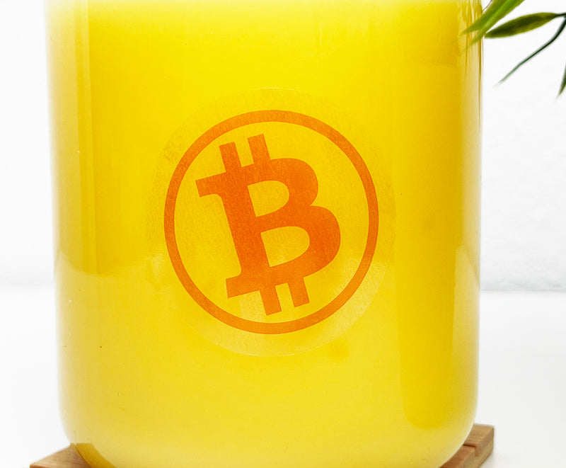 Bitcoin Circle Transparent Sticker