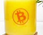 Bitcoin-Kreis Transparenter Sticker