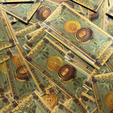 Bitcoin Schein – Goldene 1 BTC Banknote