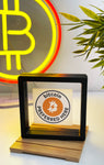 Bitcoin Preferred Here - Circle Sticker 50mm