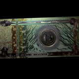 Bitcoin Note - Golden 1 BTC Banknote