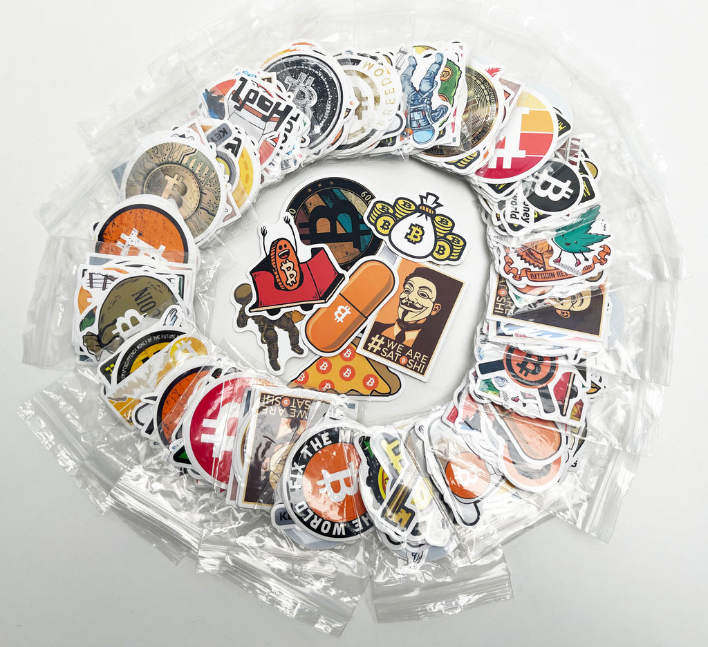Bitcoin Sticker Set – 21 Unique Designs – SatoshiStore.io