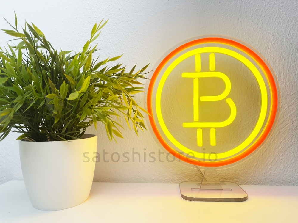 Bitcoin LED Neon Lamp – SatoshiStore.io