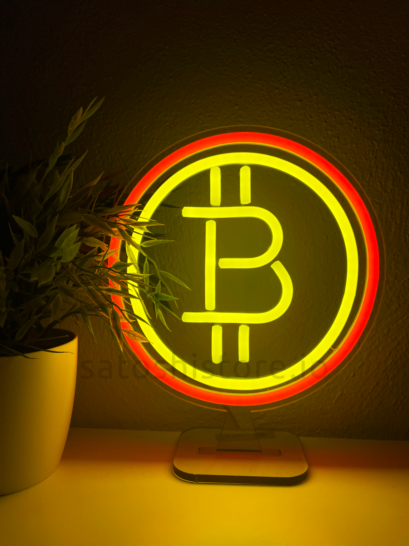 Bitcoin LED Neon Lamp