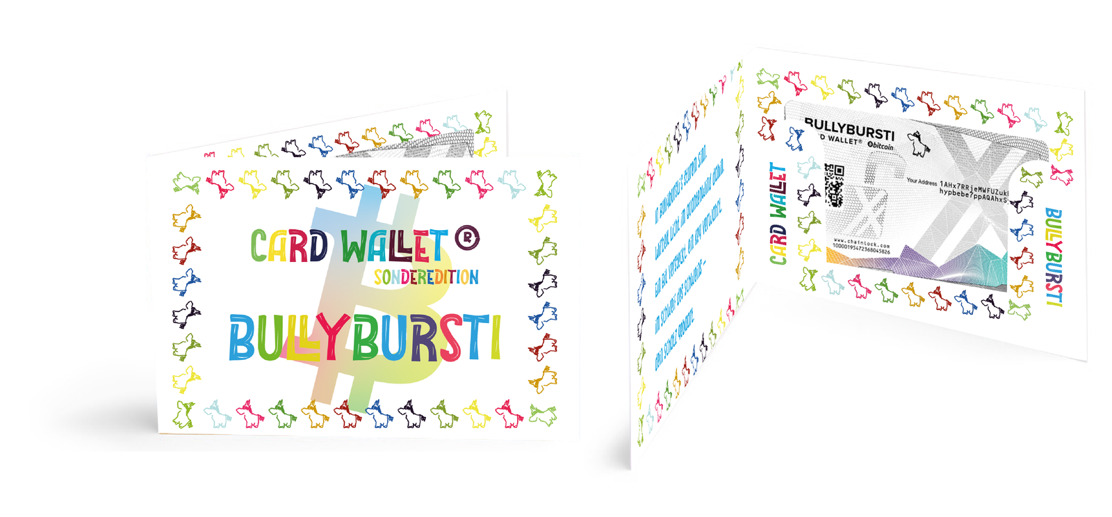 Bitcoin Card Wallet - Bullybursti Sonderedition