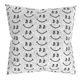 Bullish Bitcoin Smiley | Premium Pillow Case