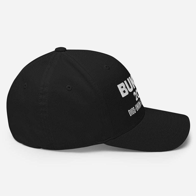 Bukele 2024 Structured Flexfit Full Baseball Cap with Curved Brim
