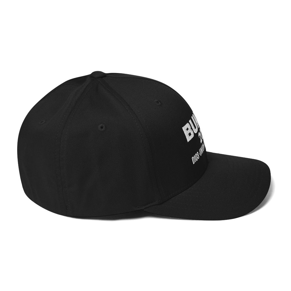 Bukele 2024 Structured Flexfit Full Baseball Cap with Curved Brim