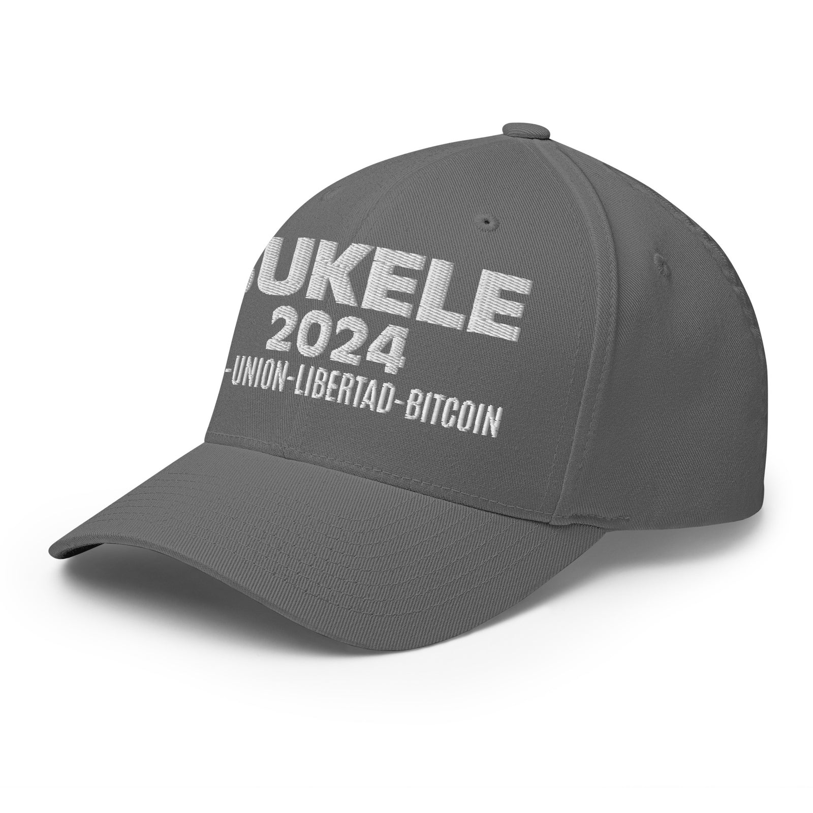 Bukele 2024 Structured Flexfit Full Baseball Cap with Curved Brim
