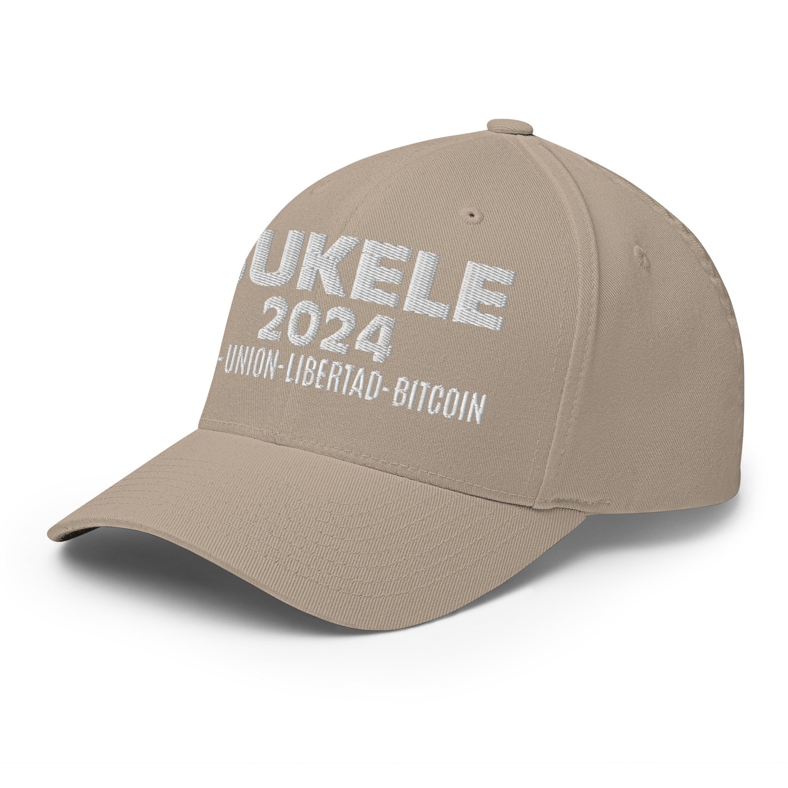 Bukele 2024 Structured Flexfit Full Baseball Cap with Curved Brim