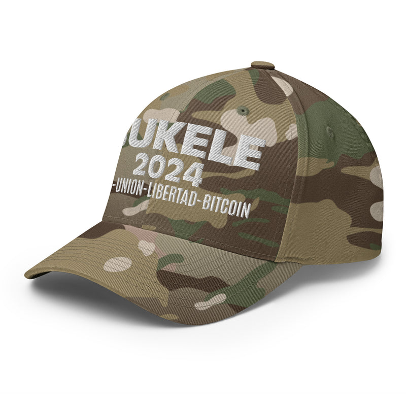 Bukele 2024 Structured Flexfit Full Baseball Cap with Curved Brim