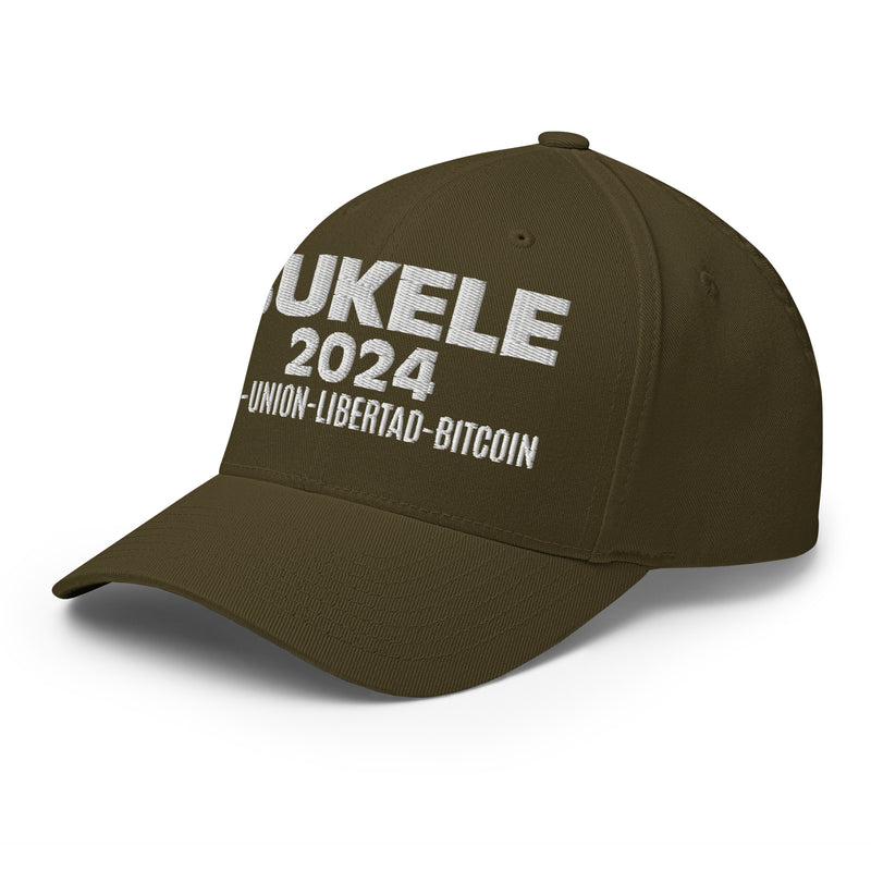 Bukele 2024 Structured Flexfit Full Baseball Cap with Curved Brim