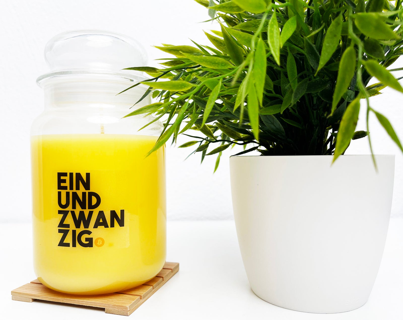 Einundzwanzig Transparent Bitcoin Sticker