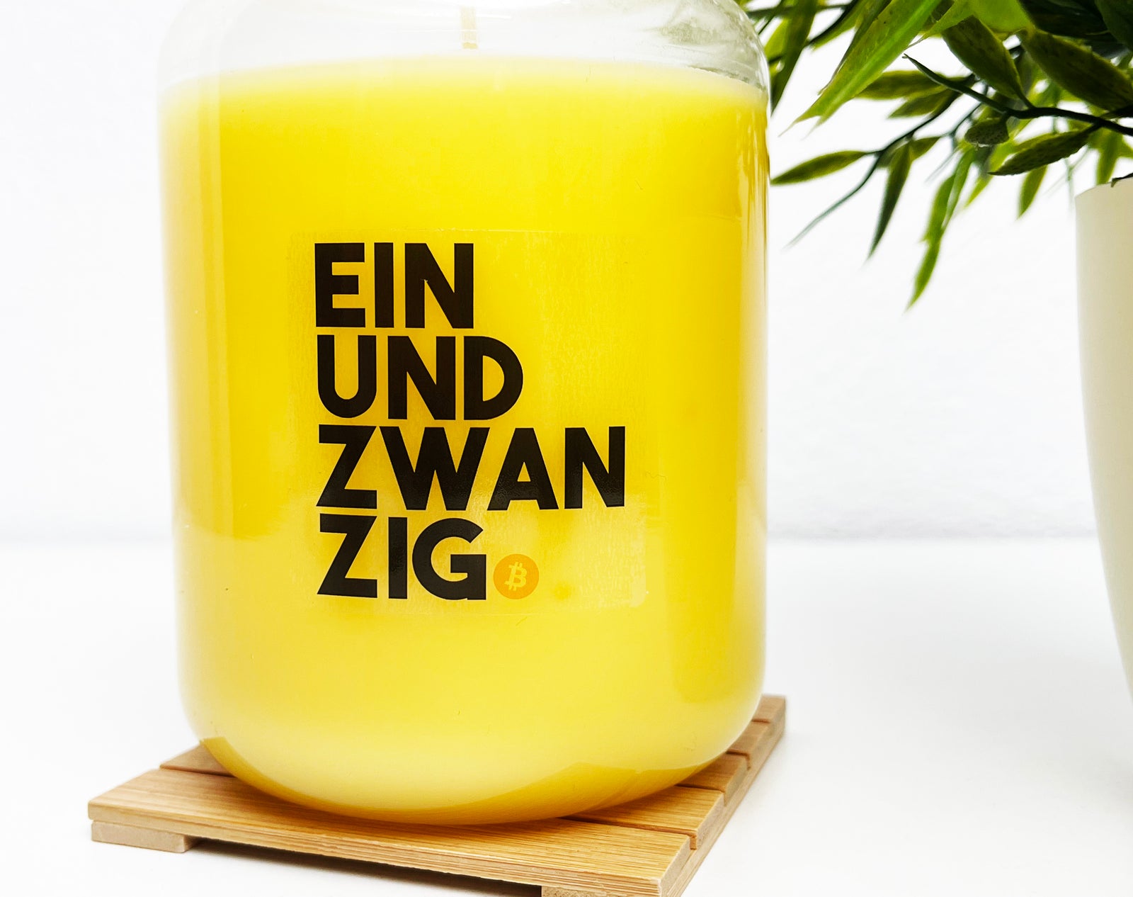 Einundzwanzig Transparent Bitcoin Sticker