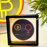 HerBitcoin Sticker – "Bitcoin Freedom Women"