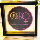 HerBitcoin Sticker – "Bitcoin Freedom Women"