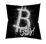 KaffeeSATS | Don't Trust Verify! | Premium Pillow Case