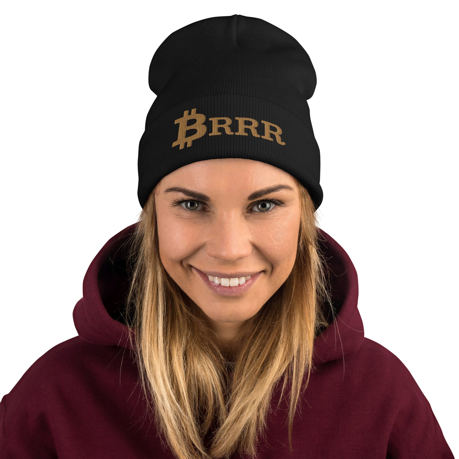 Bitcoin Brrr Embroidered Beanie