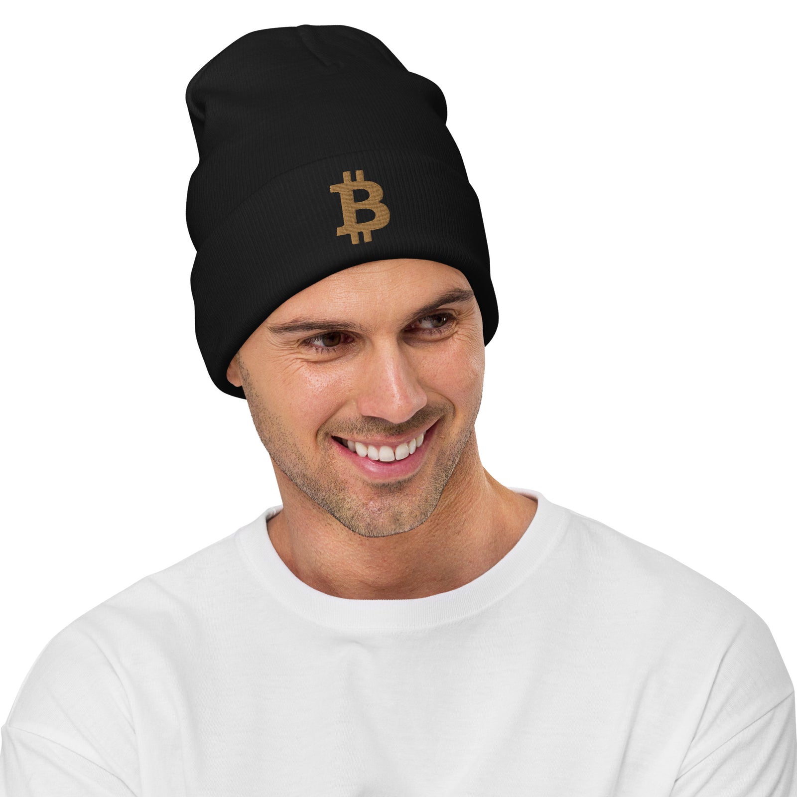 Bitcoin Embroidered Beanie