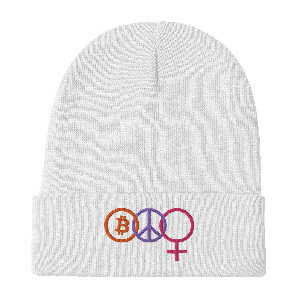 HerBitcoin Embroidered Beanie