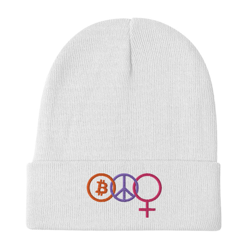 HerBitcoin Embroidered Beanie